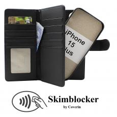Skimblocker iPhone 15 Plus XL Magnet Lommebok Deksel