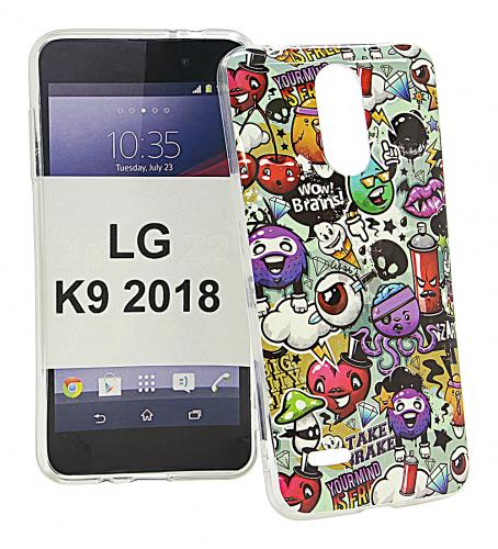 TPU Designdeksel LG K9 2018 (LMX210)