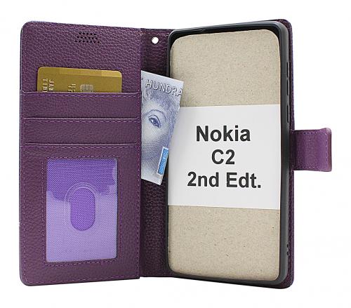 New Standcase Wallet Nokia C2 2nd Edition