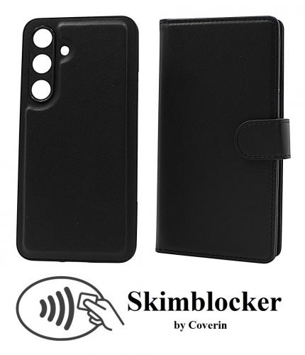 Skimblocker Samsung Galaxy S24 5G Magnet Lommebok Deksel