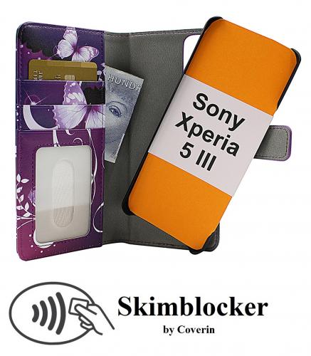 Skimblocker Magnet Designwallet Sony Xperia 5 III (XQ-BQ52)