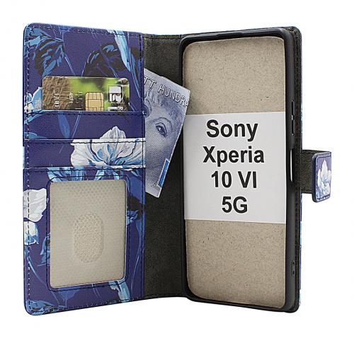 Skimblocker Sony Xperia 10 VI 5G Lommebok Deksel Design