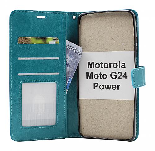 Crazy Horse Wallet Motorola Moto G24 Power