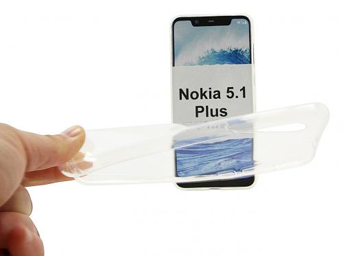 Ultra Thin TPU Deksel Nokia 5.1 Plus