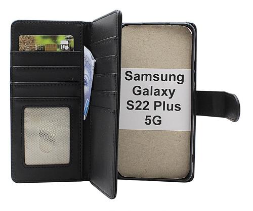 Skimblocker Samsung Galaxy S22 Plus 5G XL Lommebok Deksel