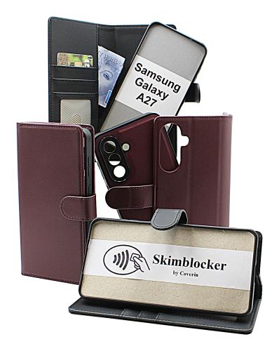 Skimblocker Samsung Galaxy A27 Magnet Lommebok Deksel