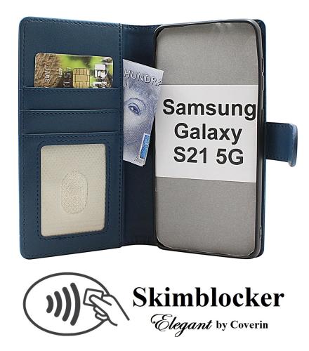 Skimblocker Lommebok-etui Samsung Galaxy S21 5G (G991B)