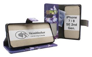 Skimblocker iPhone 7/8/SE 2nd/3rd Gen Lommebok Deksel Design