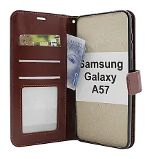 Crazy Horse Samsung Galaxy A57 5G Lommebok Deksel