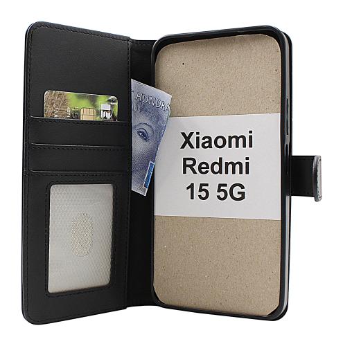 Skimblocker Xiaomi Redmi 15 5G Magnet Lommebok Deksel