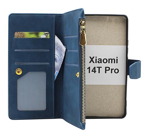 XL Xiaomi 14T Pro Luksus Lommebok Deksel