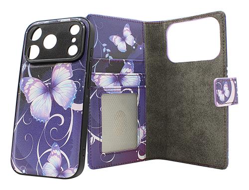 Skimblocker iPhone 17 Pro Magnet Lommebok Deksel Design