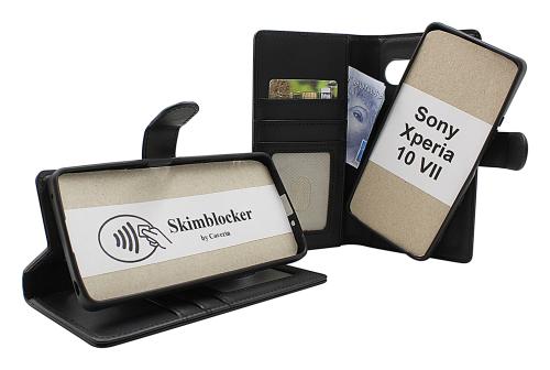 Skimblocker Sony Xperia 10 VII Magnet Lommebok Deksel