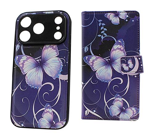 Skimblocker iPhone 17 Pro Magnet Lommebok Deksel Design