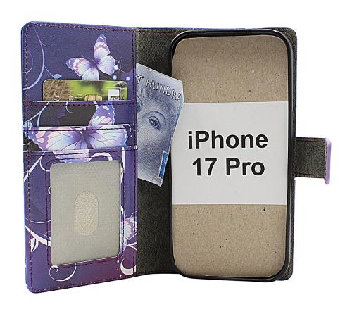 Skimblocker iPhone 17 Pro Magnet Lommebok Deksel Design