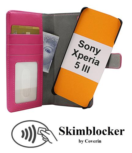 Skimblocker Magnet Wallet Sony Xperia 5 III (XQ-BQ52)