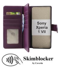 Skimblocker Sony Xperia 1 VII XL Lommebok Deksel