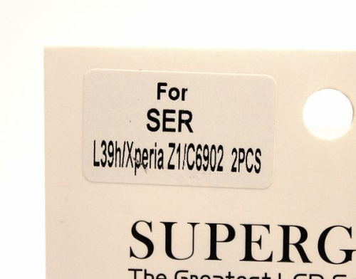 Front & Back skjermbeskyttelse Sony Xperia Z1 (L39h)