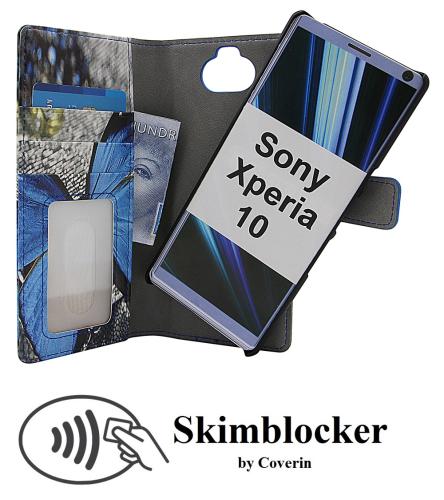 Skimblocker Magnet Designwallet Sony Xperia 10