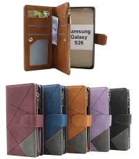 XL Samsung Galaxy S26 Luksus Lommebok Deksel