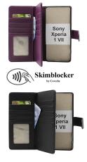 Skimblocker Sony Xperia 1 VII XL Lommebok Deksel