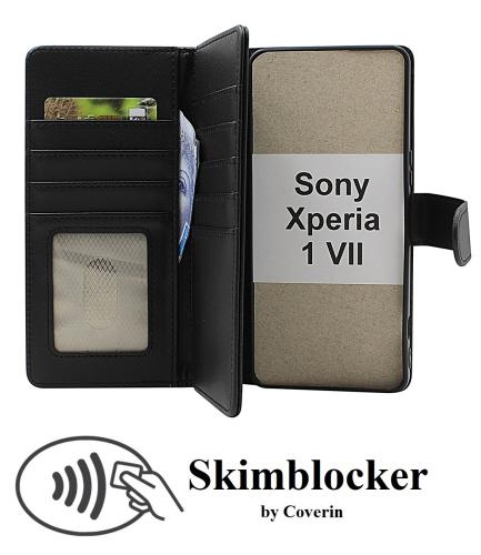 Skimblocker Sony Xperia 1 VII XL Lommebok Deksel