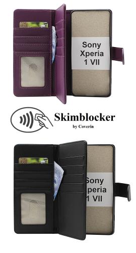 Skimblocker Sony Xperia 1 VII XL Lommebok Deksel