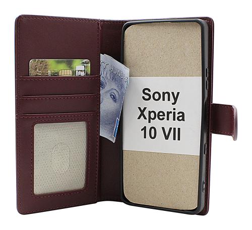 Skimblocker Sony Xperia 10 VII Magnet Lommebok Deksel