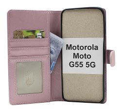 Skimblocker Motorola Moto G55 5G Lommebok Deksel