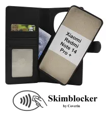 Skimblocker Xiaomi Redmi Note 14 Pro+ Magnet Lommebok Deksel