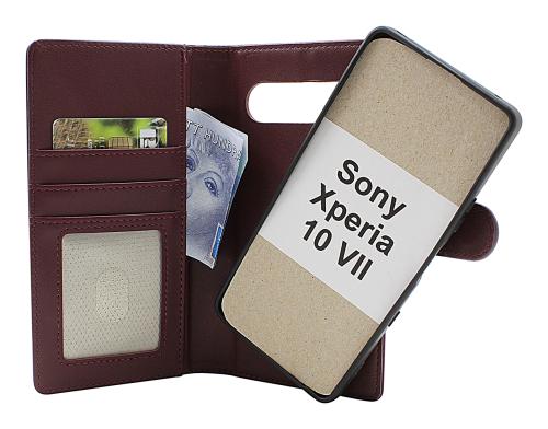 Skimblocker Sony Xperia 10 VII Magnet Lommebok Deksel