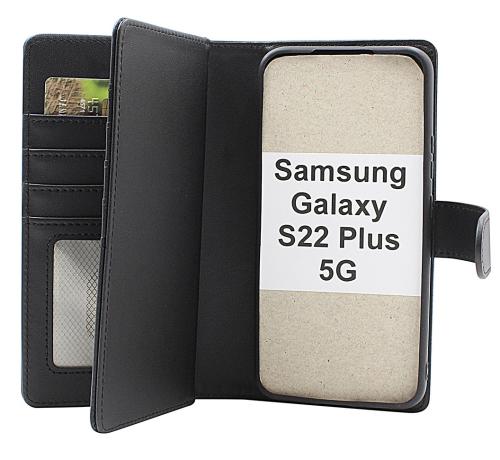 Skimblocker Samsung Galaxy S22 Plus 5G XL Magnet Lommebok Deksel