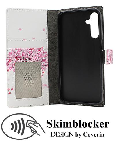 Skimblocker Samsung Galaxy A15 5G Lommebok Deksel Design