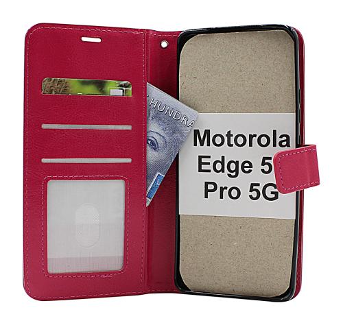 Crazy Horse Motorola Edge 50 Pro 5G Lommebok Deksel