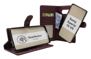 Skimblocker Sony Xperia 10 VII Magnet Lommebok Deksel