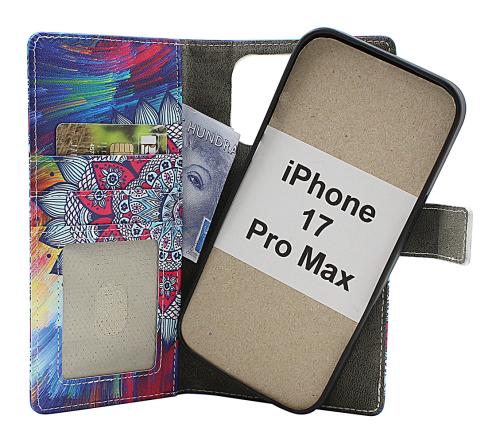 Skimblocker iPhone 17 Pro Max Magnet Lommebok Deksel Design