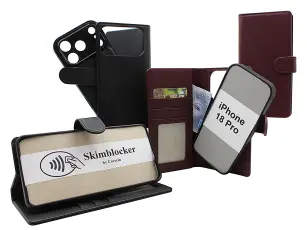 Skimblocker iPhone 18 Pro Magnet Lommebok Deksel