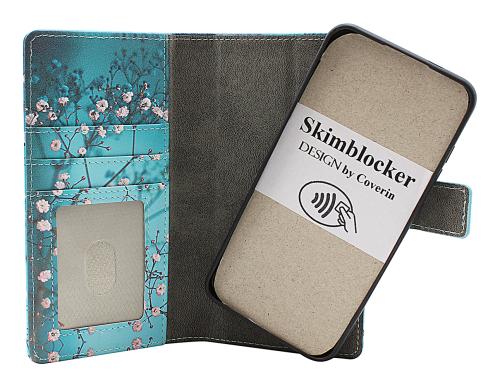 Skimblocker Samsung Galaxy S22 5G Magnet Lommebok Deksel Design