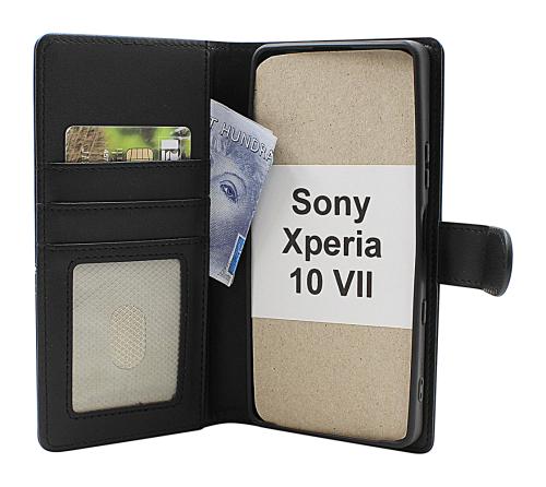 Skimblocker Sony Xperia 10 VII Magnet Lommebok Deksel