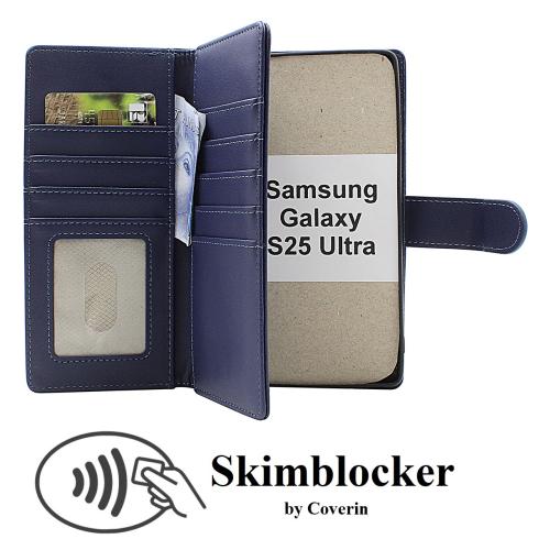 Skimblocker Samsung Galaxy S25 Ultra XL Magnet Lommebok Deksel