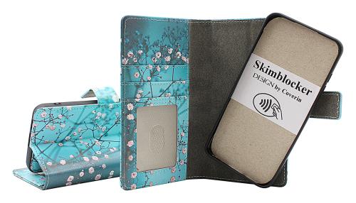 Skimblocker Samsung Galaxy S25 Magnet Lommebok Deksel Design