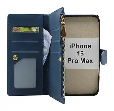 XL iPhone 16 Pro Max Luksus Lommebok Deksel