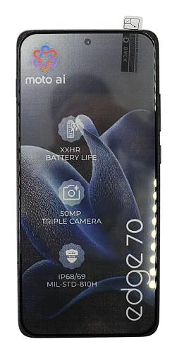 Full Frame Skjermbeskyttelse av glass Motorola Edge 70