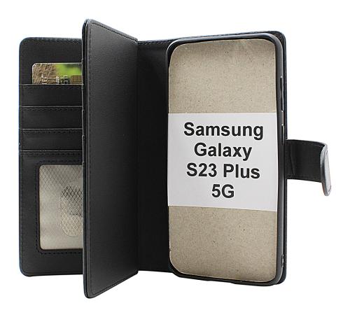 Skimblocker Samsung Galaxy S23 Plus 5G XL Magnet Lommebok Deksel
