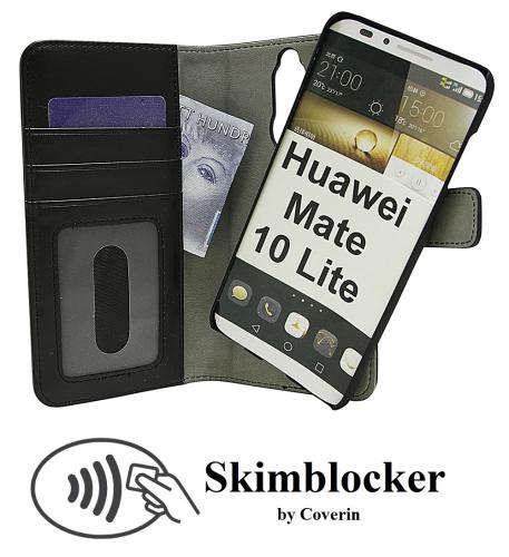 Skimblocker Magnet Wallet Huawei Mate 10 Lite