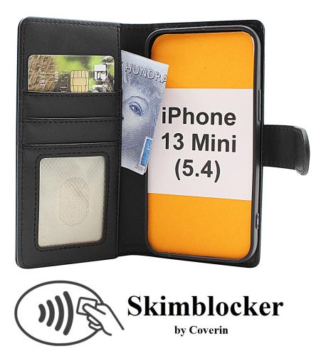 Skimblocker iPhone 13 Mini Lommebok Deksel