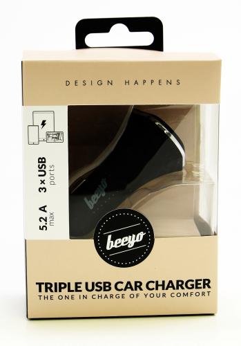 Triple USB Car Charger 5,2A