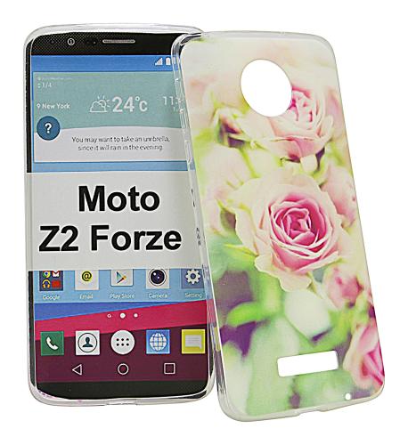 TPU Designdeksel Moto Z2 Force