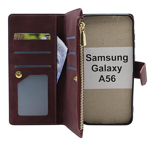XL Samsung Galaxy A56 Luksus Lommebok Deksel