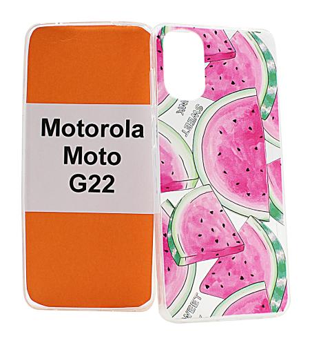 TPU Designdeksel Motorola Moto G22